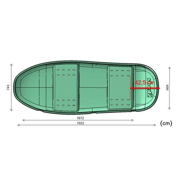 RoofBox - Black 380L