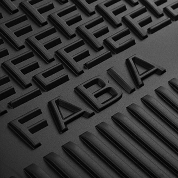 All-Weather Floor Mats - Rear - Fabia 3 (2014>2022)