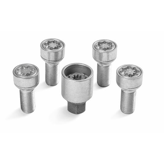 Safety wheel bolt set